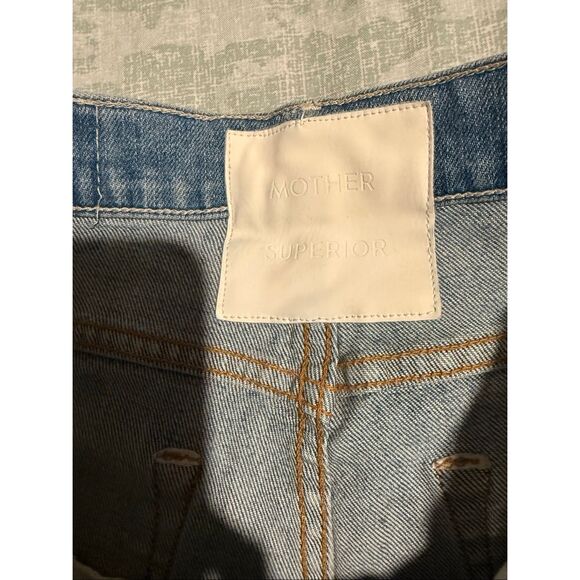 Mother Superior High Waisted Smokin Short Fray Resting Beach Face Size 27 - Picture 3 of 8